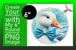 Gorgeous Circle Design Coaster Template , Goose Product Image 1