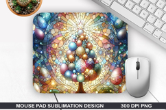 Easter Eggs Mouse Pad Sublimation, Easter Mouse Pad PNG Product Image 1
