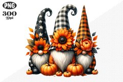 Halloween Gnomes Sublimation - Clipart PNG Design Product Image 1
