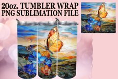 20oz Wrap: Dazzling Glitter Butterfly Patterns Product Image 1