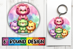 Joyful Circle Designs Sublimation PNG, Cute Animals Product Image 1