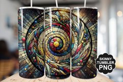 Stained On Stained Glass Tumbler Warp - Tumbler Design Product Image 1