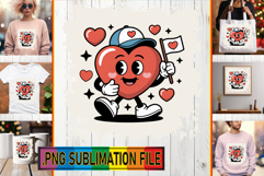 Playful Tote Bag Gift Magic, Valenines Heart Product Image 1