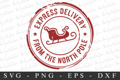 Christmas Express delivery Svg | Christmas svg Product Image 1