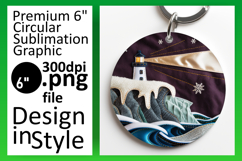 Cute Circle Design Coaster Template , Holiday Product Image 1