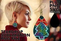 Sweet Teardrop EARRINGS Ideas, Neon Xmas Product Image 1