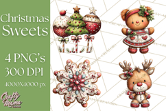 Christmas Treats Cookies Cocoa Clipart PNG Product Image 1