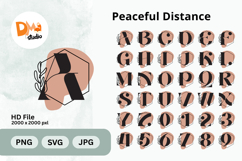 Peaceful Distance Monogram Product Image 1
