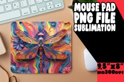 Vibrant Lively Colorburst Mouse Pad, Sublimation Product Image 1