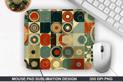 Vintage Mouse Pad Sublimation PNG Design - Mouse Pad PNG Product Image 1