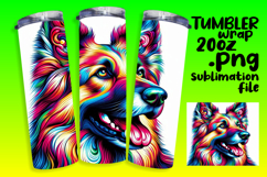 EYE-CATCHING 20oz Tumbler Template , Dog Product Image 1