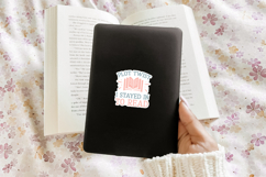 15 Printable Cozy Book Lover Sticker Bundle Product Image 8