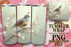 RADIANT SMILES 20oz TUMBLER WRAP, Birds Product Image 1