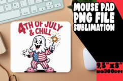 whimsical MOUSE MAT Fun Ideas, Funny Ghost Product Image 1