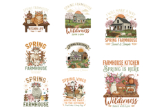 Spring Rustic Farm Sublimation Clipart Product Image 8