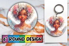 Lovely Valentine&#039;s Symphony: Sublimation Design Round Product Image 1