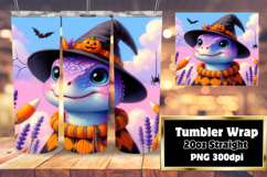 20oz Tumbler Design for Home Decor , Halloween Dino Product Image 1