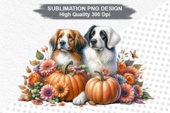 Halloween Dog - Halloween clipart Sublimation PNG Design Product Image 1