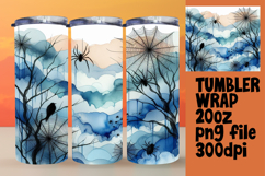 VIBRANT 20oz Tumbler Artwork , Halloween Product Image 1
