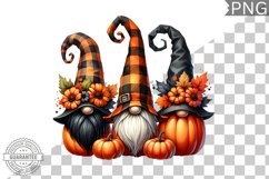 Halloween Gnome Sublimation - Clipart PNG Design Product Image 1
