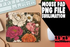 Timeless Vintage Floral Mouse Pad Design Product Image 1