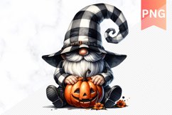 Halloween Gnome And Pumpkin Sublimation - Clipart PNG Bundle Product Image 5