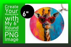 Sweet Giraffe Round Design - Spring Collection Product Image 1