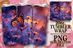 Spring Fantasy Tumbler with Flower Design - Sublime Style Product Image 1