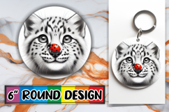 Radiant Circle Ornaments PNG, Cute Animals Product Image 1