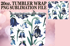 Dreamy escapes 20oz tumbler wrap, Flower Pattern Product Image 1