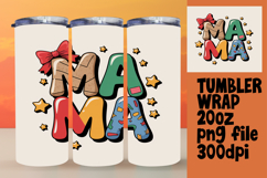 Custom 20oz Tumbler Design , Mama Product Image 1