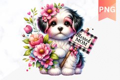 Blessed mom Sublimation - Mother&#039;s Day Clipart PNG Desi Product Image 1