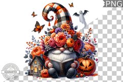 Halloween Gnome Sublimation - Clipart PNG Design Product Image 1