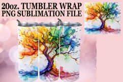 Chic Nature's Vibrant Spring Tree Tumbler Wrap Product Image 1