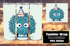 DYNAMIC 20oz Tumbler Template for Personalization , Monster Product Image 1