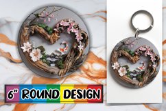 Scenic Serenade: Landscape Circle Design PNG Product Image 1