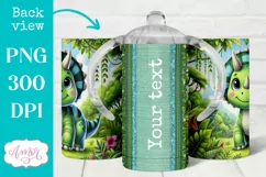 Dinosaur sippy cup sublimation PNG, Baby 12oz Kids tumbler Product Image 2