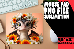 UNIQUE desk MAT Playful PNG, Dragon Product Image 1