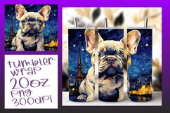 Dog Painting Tumbler Wrap - Colorful Design Product Image 1