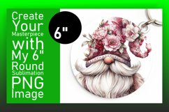 Delightful Gnome Sublimation Circle Mix Product Image 1