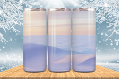 Winter Wonderland Snowflake PNG, Icy Tree 20oz Tumbler wrap Product Image 1