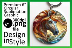 Artistic Circle PNG for Keychains , Animals Product Image 1