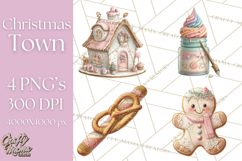 Gingerbread Clipart Christmas Cookie Builders Clip Art PNG Product Image 1