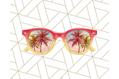 Strawberry Red Lemon Yellow Summer Clipart PNG, Summer Icons Product Image 3
