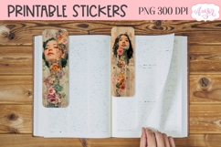 Vintage bookmark, junk journal scrapbook bookmark PNG Product Image 3