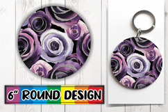 Sweet Keychain Designs for Gifts, Flower Pattern Product Image 1
