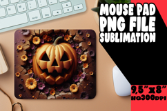 RADIANT MOUSE MAT SUBLIMATION IDEAS, 3D Pumpkin Product Image 1