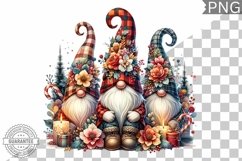 Christmas Gnome Sublimation - Clipart PNG Design Product Image 1
