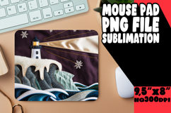 Luminous Mouse Mat Sublimation, Holiday Product Image 1