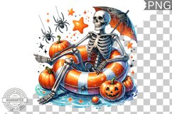 Halloween Skeleton Sublimation Bundle - High Quality PNG Product Image 12